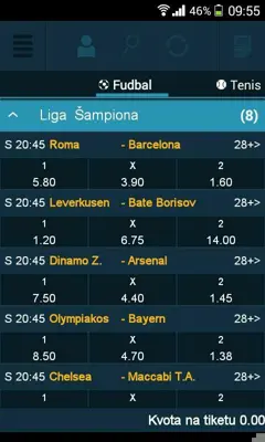 MozzartBET android App screenshot 1