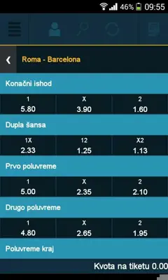 MozzartBET android App screenshot 2